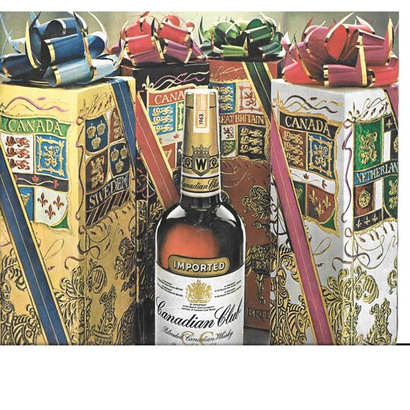 Vintage Print Ad 1969 Canadian Club Whiskey - Picture 2 of 3